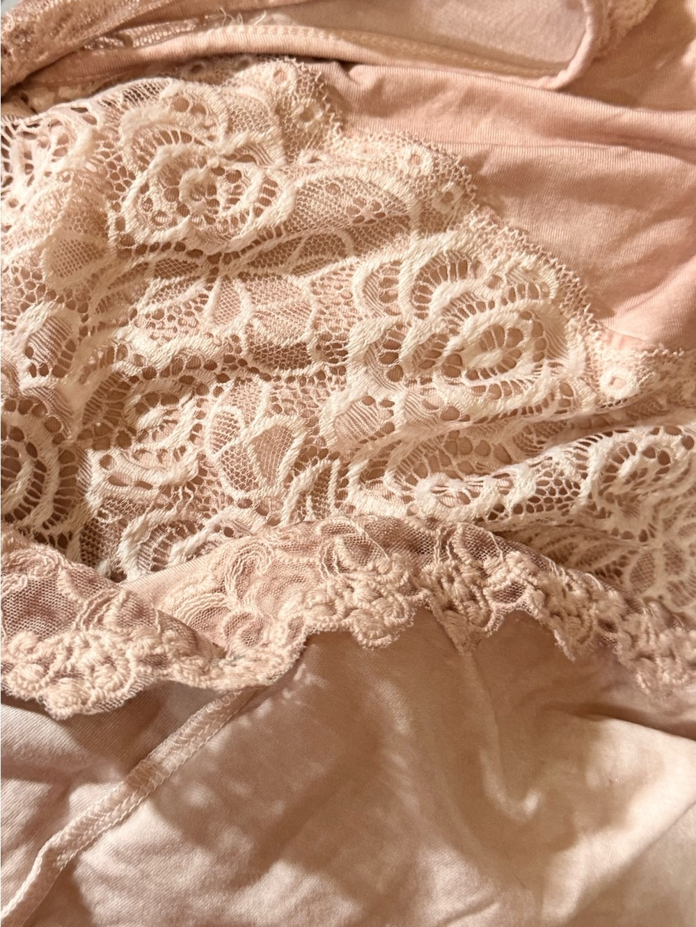 NWOT POL Women's Knit Babydoll Tunic Tank in Blush Pink - Picture 5 of 5